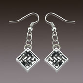 tungsten gold earring15