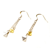tungsten gold earring30