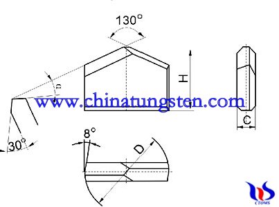 Tungsten carbide cutter tips
