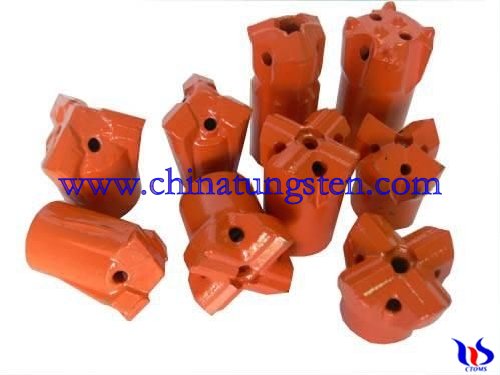 tungsten carbide blast furnace taphole bits